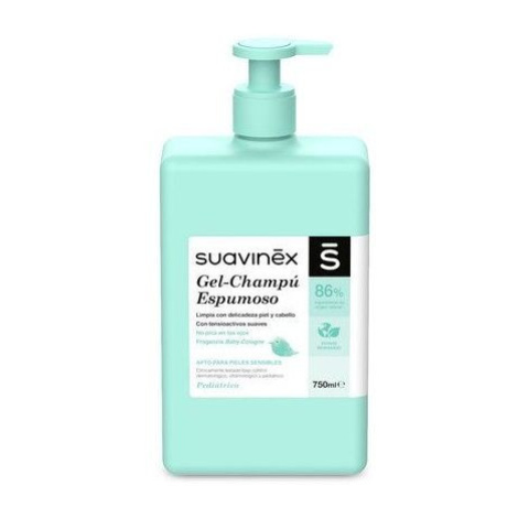 Suavinex Pěnový čisticí gel a šampon 750 ml