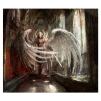 Ilustrace angel, fotokostic, 40 × 35.5 cm