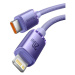 Baseus Crystal Shine Series kabel USB-C/Lightning (20W) 1,2m fialový