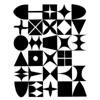 Ilustrace Random Shape Pattern, CSA Images, (30 x 40 cm)