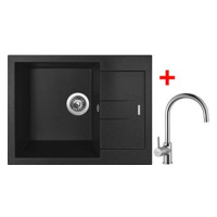 Sinks Amanda 650 Metalblack + Vitalia