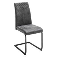 Ti'me HOUPACÍ ŽIDLE, antracitová, černá