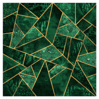 Ilustrace Deep Emerald, Elisabeth Fredriksson, 40x40 cm