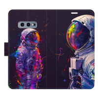 iSaprio Flip pouzdro Neon Astronaut 02 pro Samsung Galaxy S10e