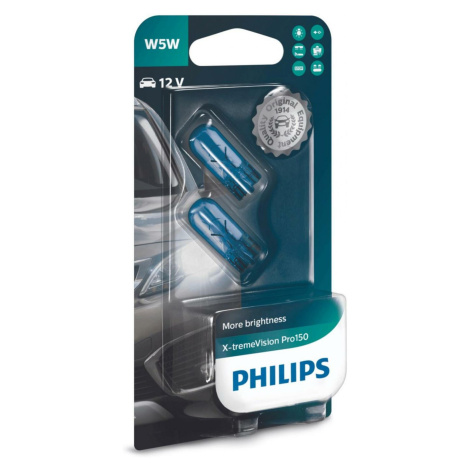 Philips W5W X-tremeVision Pro150 12V 12961XVPB2