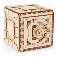 Ugears 3D dřevěné mechanické puzzle Trezor