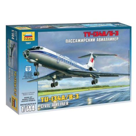 Model Kit letadlo 7007 - Tupolev Tu-134b (1: 144) Zvezda