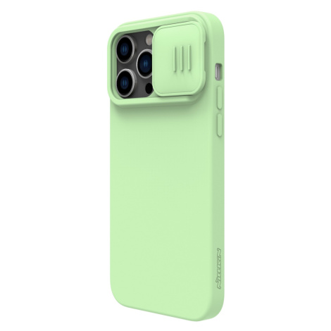 Silikonový kryt Nillkin CamShield Silky pro Apple iPhone 14 Pro, zelená