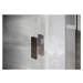 Ravak Nexty NDOP2-110 bílá+Transparent, sprchové otevírací dveře 110 cm s pevným dílem
