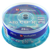 VERBATIM CD-R(25 ks)Spindle/Crystal/DLP/52x/700MB