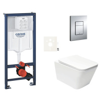 Závěsný wc set do lehkých stěn / předstěnová montáž Swiss Aqua Technologies Infinitio SIKOGRSIN1