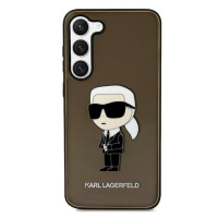 Karl Lagerfeld KLHCS23SHNIKTCK hard silikonové pouzdro Samsung Galaxy S23 5G black Ikonik Karl L