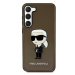 Karl Lagerfeld KLHCS23SHNIKTCK hard silikonové pouzdro Samsung Galaxy S23 5G black Ikonik Karl L