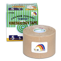 TEMTEX Kinesio tape 5 cm x 5 m tejpovací páska béžová
