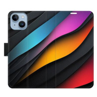 iSaprio Flip pouzdro Color Waves pro iPhone 14