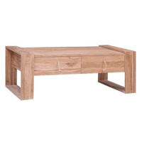 Konferenční stolek 110x60x40 cm masivní teakové dřevo