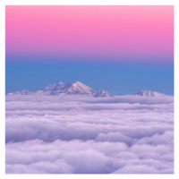 Fotografie Pink in the sky, Ales Krivec, 40 × 40 cm