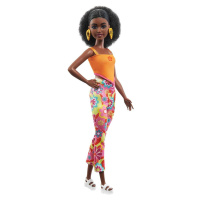 Mattel Barbie modelka květinové retro FBR37