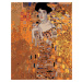 Malování podle čísel - ZLATÁ ADELE (G. KLIMT) Rozměr: 80x100 cm, Rámování: vypnuté plátno na rám