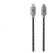 Opletený kabel USB-A na Lightning 1,8 m iSTYLE - vesmírně šedý K-PL9915101300185