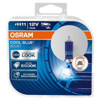 Osram Cool Blue Boost H11 PGJ19-2 12V 75W 62211CBB-HCB
