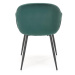 HALMAR Jídelní židle K480 tmavě zelená