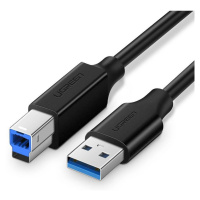 Tiskový kabel USB 3.0 A-B UGREEN US210, 1 m (černý)