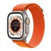 Apple Watch Ultra 49mm titanová s oranžovým alpským tahem M