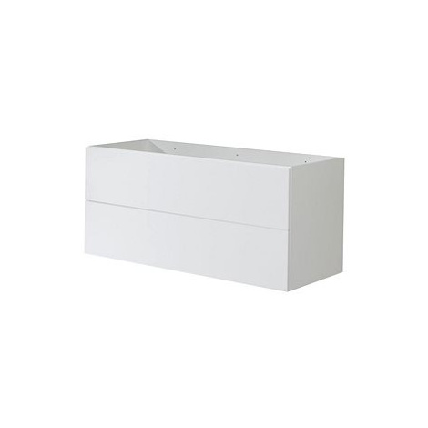 Aira desk, koupelnová skříňka, bílá, 2 zásuvky, 1210x530x460 mm MEREO