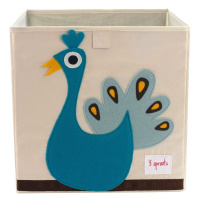 3 SPROUTS - Úložný box Peacock Blue