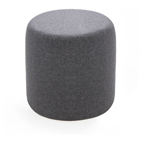 Taburet Silindir Puf Anthracite ATELIER DEL SOFA
