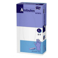 MATOPAT Ambulex nepudrované nitrilové rukavice violet L 100ks