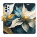 iSaprio flip pouzdro Gold Flowers pro Samsung Galaxy A23 / A23 5G