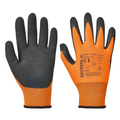 PARKSIDE® Dámské / Pánské pracovní rukavice (10, oranžová/černá)