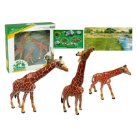 mamido  Figurky žiraf s pozadím Afriky