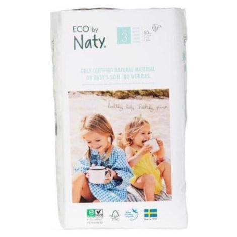 ECO BY NATY Plenky jednorázové 3 (4-9 kg) 50 ks - ECONOMY PACK