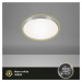 BRILONER LED stropní svítidlo, pr. 28,5 cm, 12 W, hliník-bílé BRI 3443-119