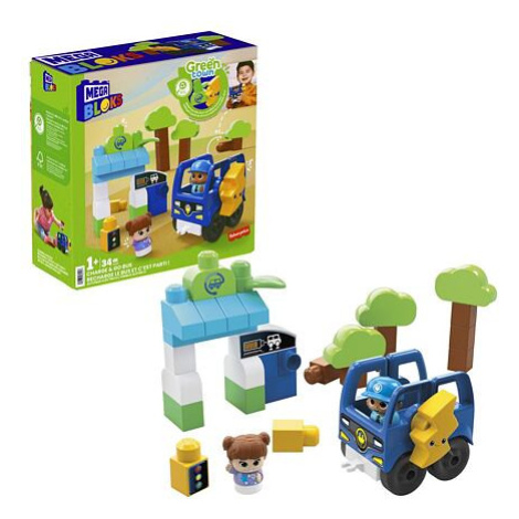 MEGA BLOKS ZELENÉ MĚSTO AUTOBUS NABIJ A JEĎ Mattel