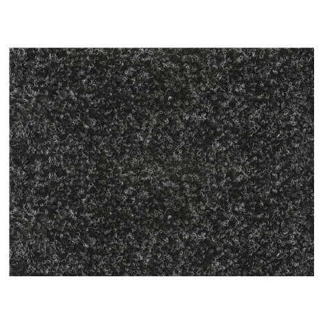 AKCE: 170x230 cm Metrážový koberec Santana 50 černá s podkladem gel, zátěžový - Bez obšití cm