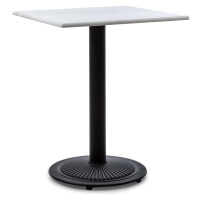 Blumfeldt Patras Onyx, bistro stolek, secesní styl, mramor, 60x60cm, v: 72cm, kulatý