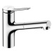 Dřezová baterie Hansgrohe Zesis s vytahovací sprškou, 2 proudy chrom 74803000