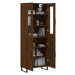 vidaXL Skříň highboard hnědý dub 69,5 x 34 x 180 cm kompozitní dřevo