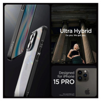 Pouzdro Spigen Crystal Hybrid pro iPhone 15 Pro - černé