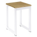 Dede Set - kuchyňský stůl 80 x 60 cm + 2x židle MINI  -  dub artisan / bílá
