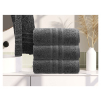 Ručník Comfort 50 x 100 cm tmavě šedý, 100% bavlna