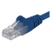 PREMIUMCORD Patch kabel CAT6a S-FTP, RJ45-RJ45, AWG 26/7 0, 25m modrá