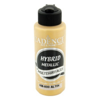 Metalická barva na všechny povrchy Cadence Hybrid Metallic 70 ml - gold zlatá Aladine