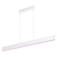 Závěsné LED svítidlo Philips Hue Ensis / 79 W / 129,9 x 4 x 157 cm / IP20 / až 5500 lm / bílá Va