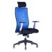Ergonomická kancelářská židle OfficePro Calypso Grand Barva: modrá, Opěrka hlavy: s opěrkou