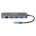 D-Link DUB-2334, USB-C Hub, 3x USB 3.0, USB-C, LAN 1 Gbps - DUB-2334
